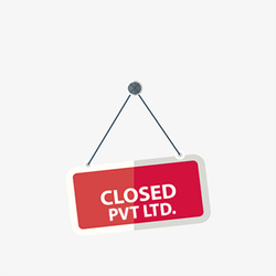 Close the Pvt. Ltd. Company